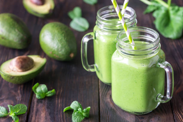 Avocado and spinach smoothies