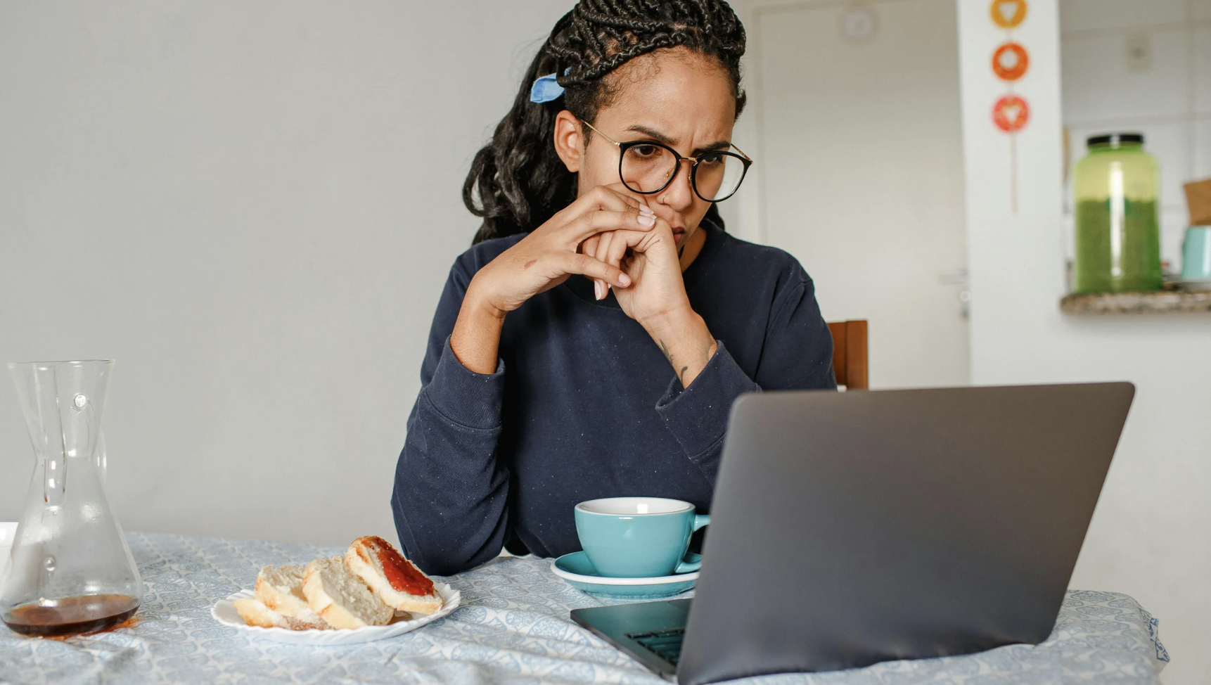 Woman Researching Prolactin